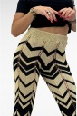 pantalone traforato golden